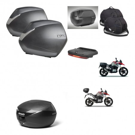 SHAD Baul maleta + soporte montaje maletas SH36 accesorios KIT-472937