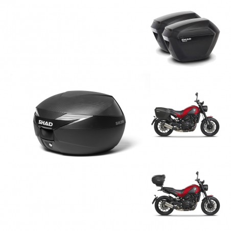 SHAD Maletas sh23 + soporte montaje Baul maleta KIT-472944