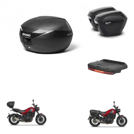 SHAD Maletas sh23 + soporte montaje Baul maleta accesorios KIT-472950