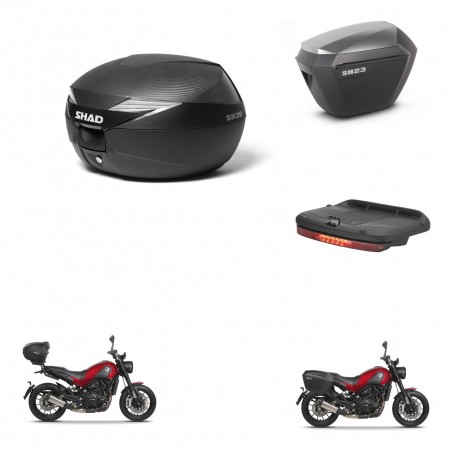 SHAD Maletas sh23 alu + soporte montaje Baul maleta accesorios KIT-472953