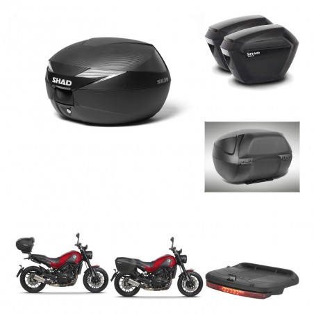 SHAD Maletas sh23 + soporte montaje Baul maleta accesorios KIT-472962