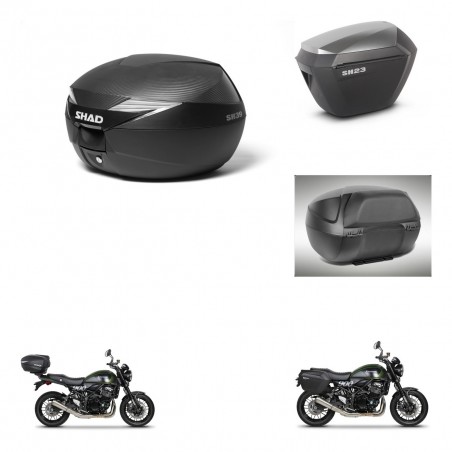 SHAD Maletas sh23 alu + soporte montaje Baul maleta accesorios KIT-473007