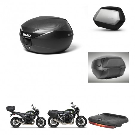 SHAD SH35 PREMIUM suitcases + mounting bracket suitcase trunk accessories KIT-473011