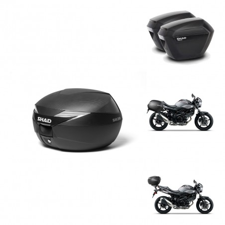 SHAD Maletas sh23 + soporte montaje Baul maleta KIT-473016