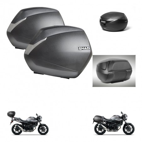 SHAD Baul maleta + soporte montaje maletas SH36 accesorios KIT-473026