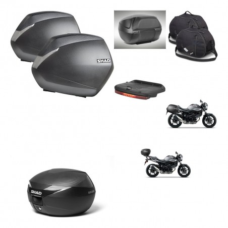 SHAD Baul maleta + soporte montaje maletas SH36 accesorios KIT-473033