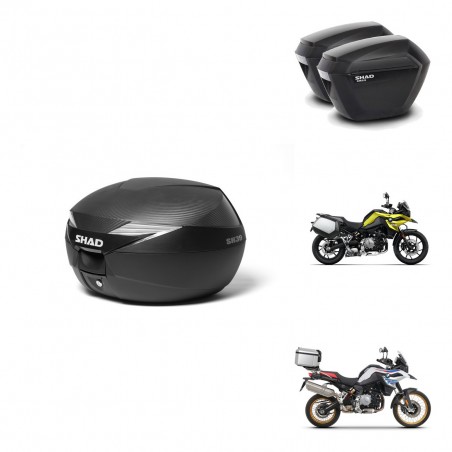 SHAD Maletas sh23 + soporte montaje Baul maleta KIT-473040