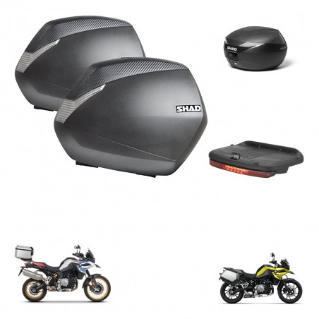 SHAD Baul maleta + soporte montaje maletas SH36 accesorios KIT-473044