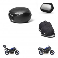 SHAD Maletas SH35 PREMIUM + soporte montaje Baul maleta accesorios KIT-473066