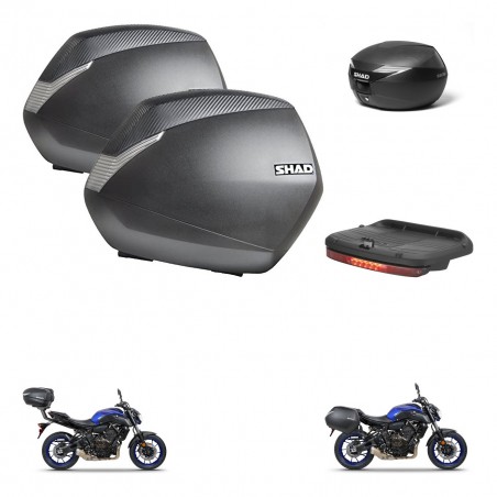 SHAD Baul maleta + soporte montaje maletas SH36 accesorios KIT-473068