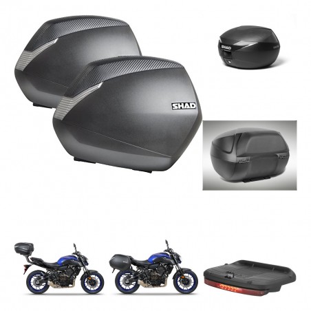 SHAD Baul maleta + soporte montaje maletas SH36 accesorios KIT-473080