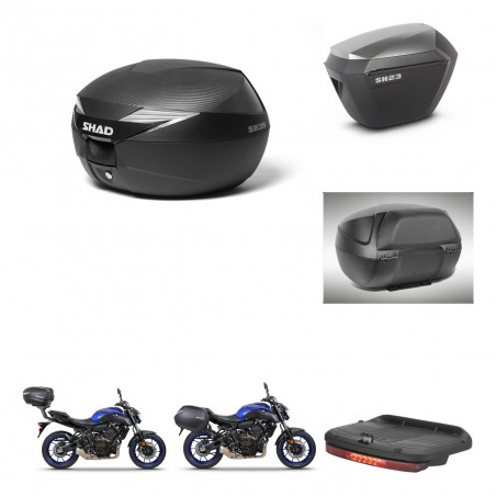 SHAD Maletas sh23 alu + soporte montaje Baul maleta accesorios KIT-473085