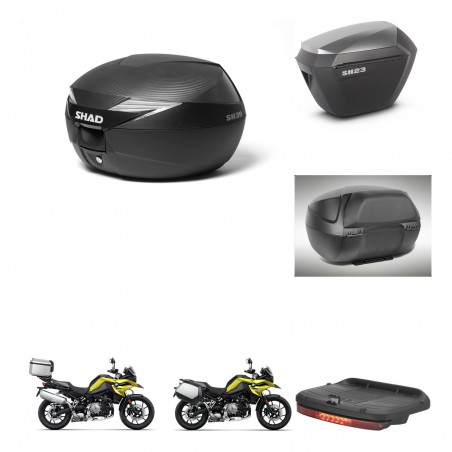 SHAD Maletas sh23 alu + soporte montaje Baul maleta accesorios KIT-473109