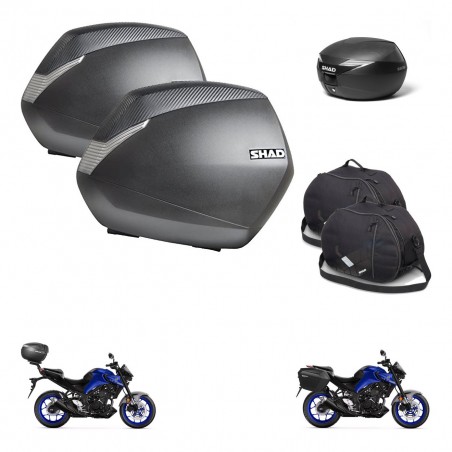 SHAD Baul maleta + soporte montaje maletas SH36 accesorios KIT-473135
