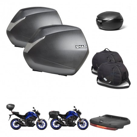 SHAD Baul maleta + soporte montaje maletas SH36 accesorios KIT-473141