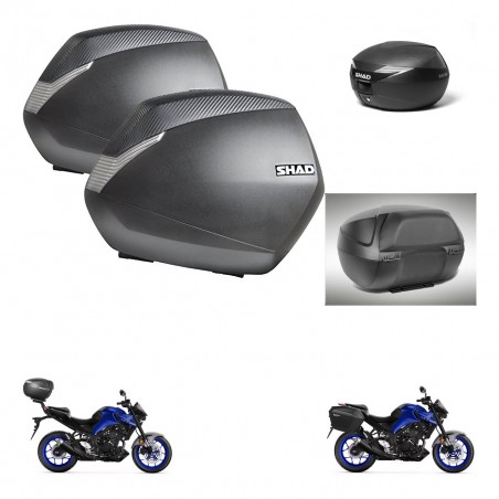 SHAD Baul maleta + soporte montaje maletas SH36 accesorios KIT-473146