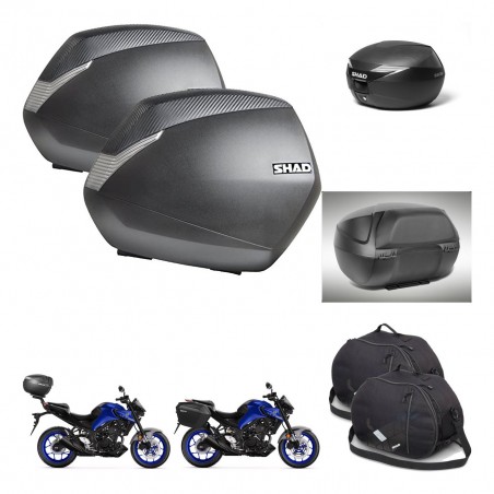 SHAD Baul maleta + soporte montaje maletas SH36 accesorios KIT-473147
