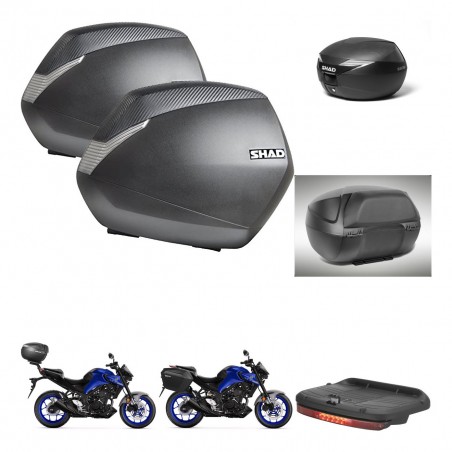 SHAD Baul maleta + soporte montaje maletas SH36 accesorios KIT-473152