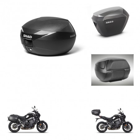 SHAD Maletas sh23 alu + soporte montaje Baul maleta accesorios KIT-473175