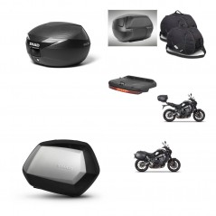 SHAD SH35 PREMIUM suitcases + mounting bracket suitcase trunk accessories KIT-473180