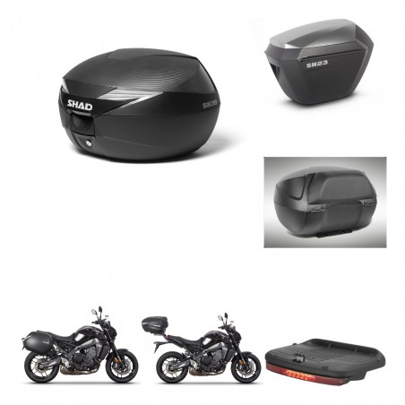 SHAD Maletas sh23 alu + soporte montaje Baul maleta accesorios KIT-473181