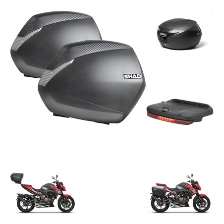 SHAD Baul maleta + soporte montaje maletas SH36 accesorios KIT-473212