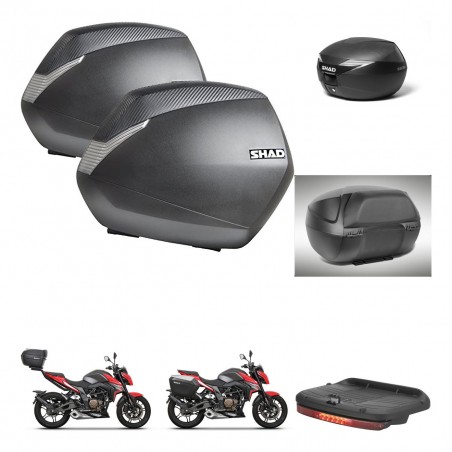 SHAD Baul maleta + soporte montaje maletas SH36 accesorios KIT-473224