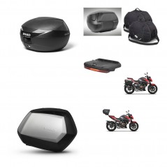 SHAD Maletas SH35 PREMIUM + soporte montaje Baul maleta accesorios KIT-473228