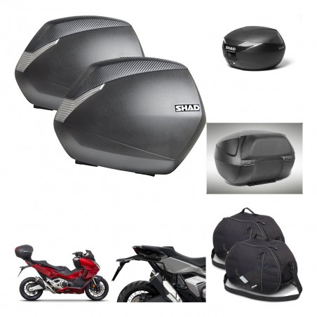 SHAD Baul maleta + soporte montaje maletas SH36 accesorios KIT-473243