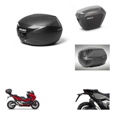 SHAD Maletas sh23 alu + soporte montaje Baul maleta accesorios KIT-473247