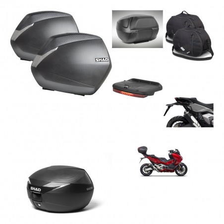 SHAD Baul maleta + soporte montaje maletas SH36 accesorios KIT-473249