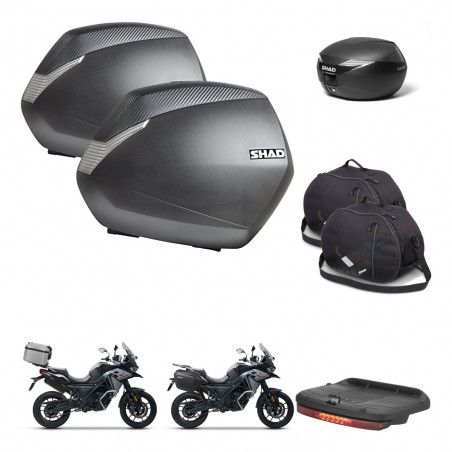 SHAD Suitcase trunk + mounting bracket SH36 suitcases accessories KIT-473261