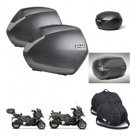 SHAD Baul maleta + soporte montaje maletas SH36 accesorios KIT-473291
