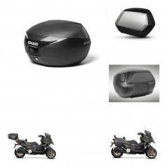 SHAD Maletas SH35 PREMIUM + soporte montaje Baul maleta accesorios KIT-473293