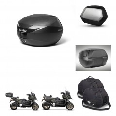 SHAD Maletas SH35 PREMIUM + soporte montaje Baul maleta accesorios KIT-473294