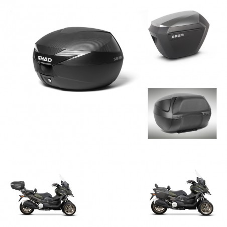 SHAD Maletas sh23 alu + soporte montaje Baul maleta accesorios KIT-473295