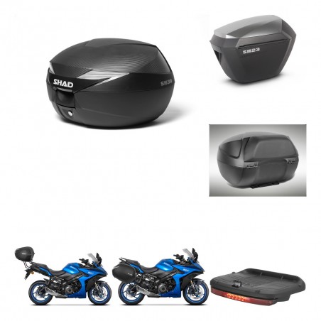 SHAD Maletas sh23 alu + soporte montaje Baul maleta accesorios KIT-473325