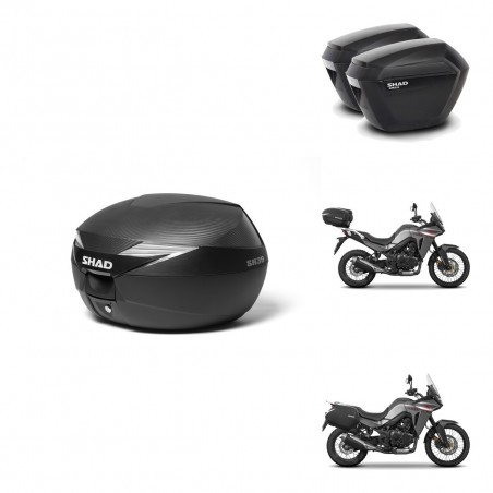 SHAD Maletas sh23 + soporte montaje Baul maleta KIT-473352