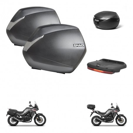 SHAD Baul maleta + soporte montaje maletas SH36 accesorios KIT-473356