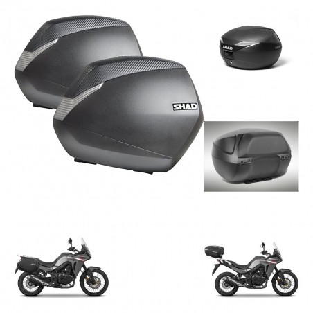 SHAD Baul maleta + soporte montaje maletas SH36 accesorios KIT-473362