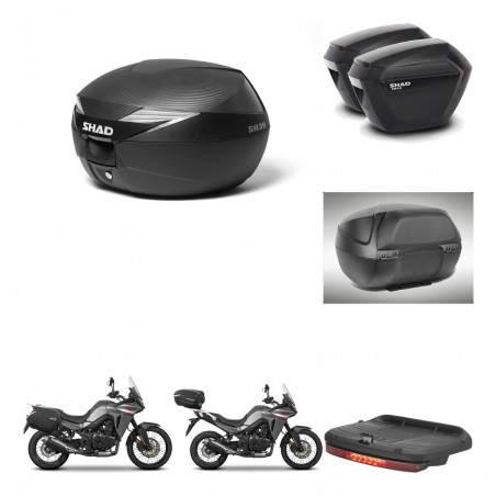 SHAD Maletas sh23 + soporte montaje Baul maleta accesorios KIT-473370