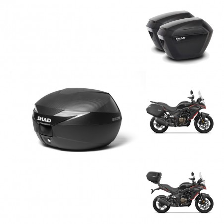 SHAD Maletas sh23 + soporte montaje Baul maleta KIT-473376