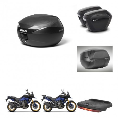 SHAD Maletas sh23 + soporte montaje Baul maleta accesorios KIT-473418