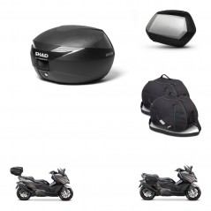 SHAD Maletas SH35 PREMIUM + soporte montaje Baul maleta accesorios KIT-473450
