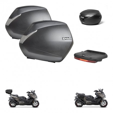 SHAD Baul maleta + soporte montaje maletas SH36 accesorios KIT-473452