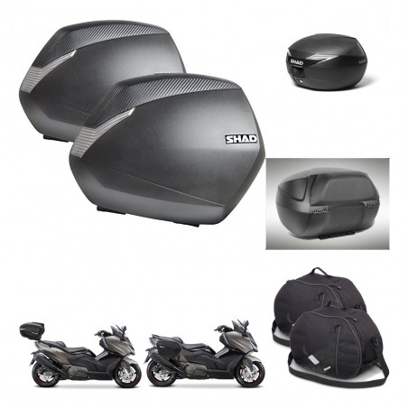 SHAD Baul maleta + soporte montaje maletas SH36 accesorios KIT-473459