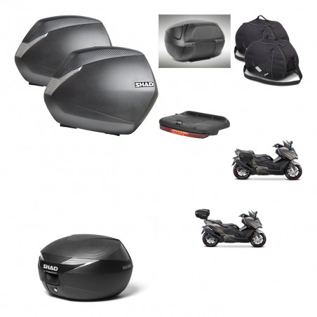 SHAD Baul maleta + soporte montaje maletas SH36 accesorios KIT-473465