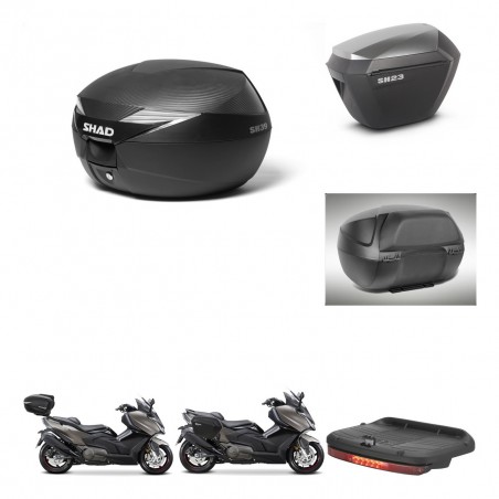 SHAD Maletas sh23 alu + soporte montaje Baul maleta accesorios KIT-473469