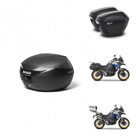 SHAD Maletas sh23 + soporte montaje Baul maleta KIT-473472