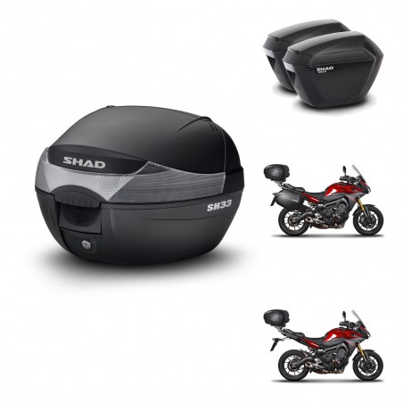 SHAD Maletas sh23 + soporte montaje baul SH33 KIT-473546